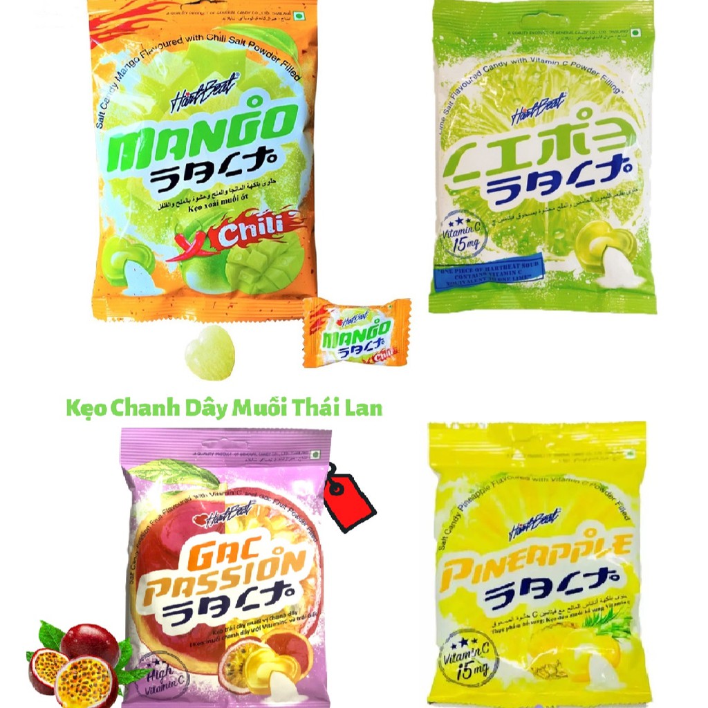 Hcm - kẹo chanh muối 100g nội địa thái lan