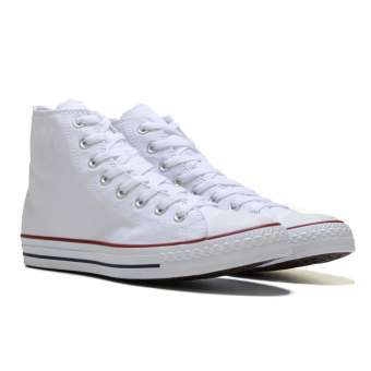 Giày Sneaker Vải Canvas CV1 Cổ Cao Nam Màu Trắng