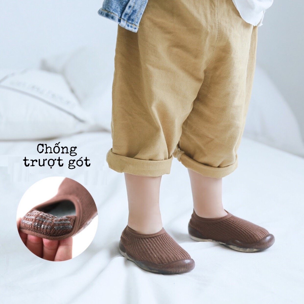 Giày bún siêu mềm, giày tập đi cho bé hãng Nemo Baby cao cấp