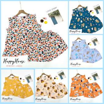 Đồ bộ mặc nhà, Bộ đùi Cánh Tiên Babydoll VNXK 45-70kg