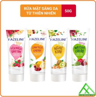 Sữa Rửa Mặt Hazeline 50g - Các loại Matcha Lựu Đỏ Yến Mạch Dâu Tằm Nghệ Kiwi