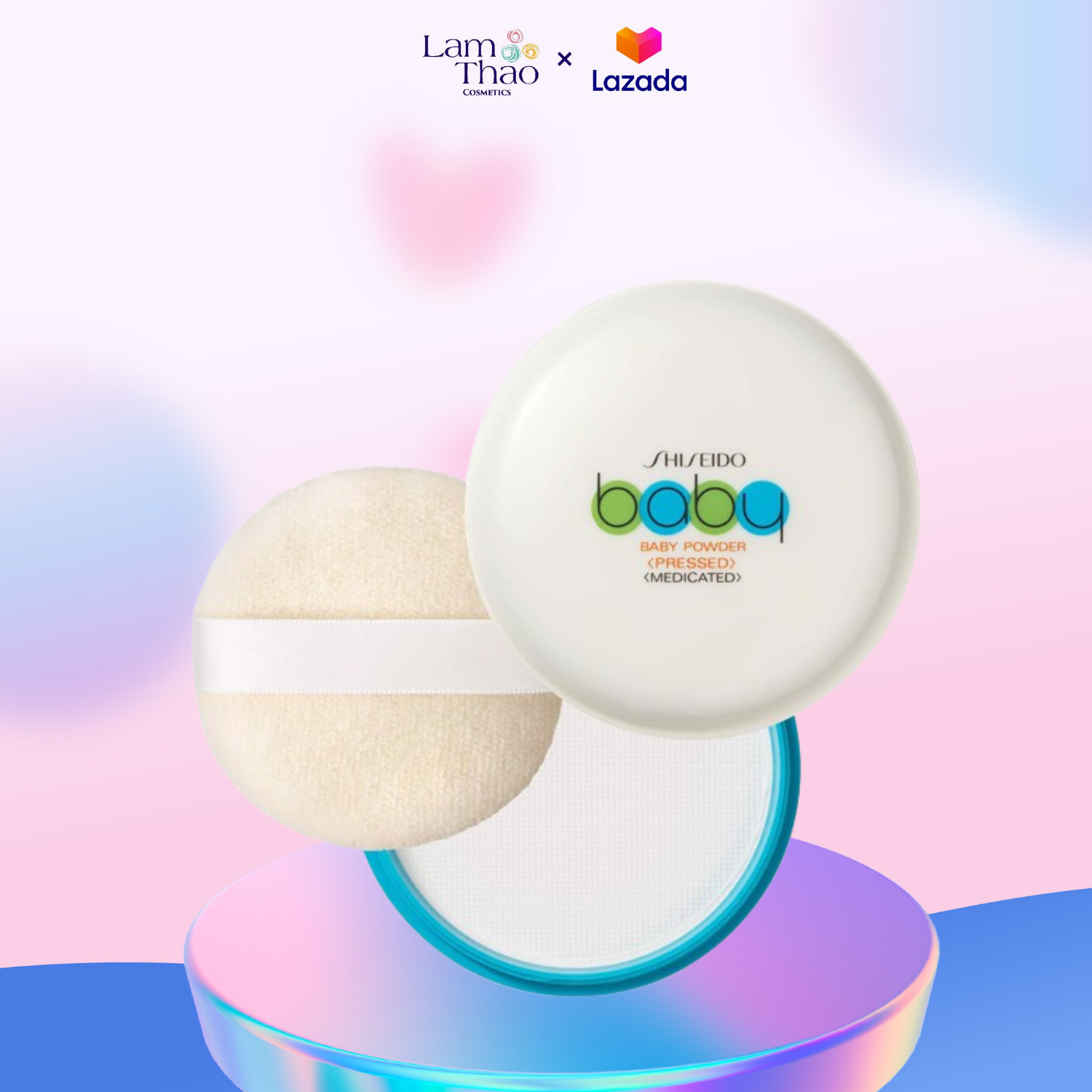 Phấn Phủ Shiseido Baby Powder Pressed 50gr