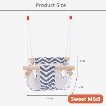 Ghế Xích Đu Treo Bằng Vải Cotton Và Vải Lanh Cho Bé Ghế Ngồi Bằng Gỗ-Võng Trong Nhà Và Ngoài Trời, Dành Cho XÍCH ĐU Trên Cây Hoặc Sân Sau Bộ Xích Đu Ngoài Trời Sử Dụng Cho Trẻ Sơ Sinh