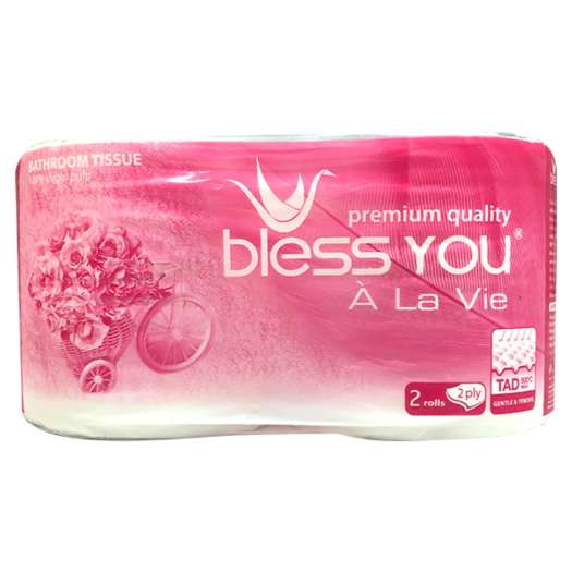 Bộ 2 Lốc Giấy Vệ Sinh Bless You A La Vie 10 Cuộn