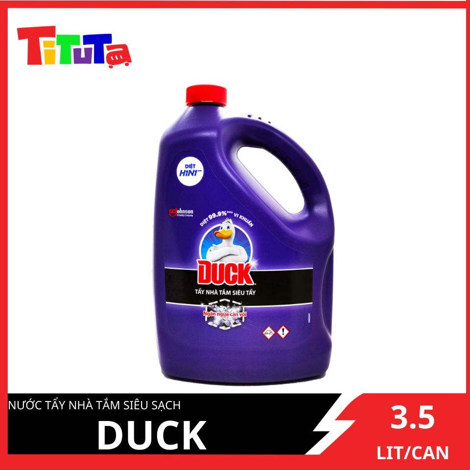 Nước Tẩy Nhà Tắm Siêu Tẩy DUCK 3.5 Lit/Can