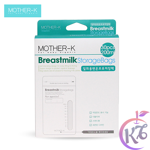 Túi trữ sữa cảm biến nhiệt Mother-K Hàn Quốc 200ml
