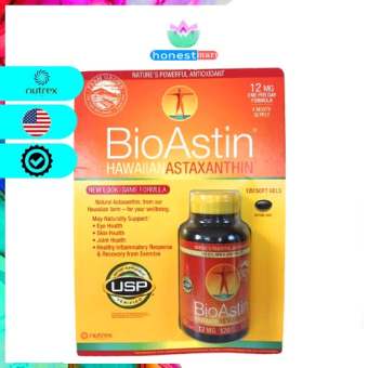 Viên chống oxy hóa BioAstin Hawaiian Astaxanthin 12mg 120 viên