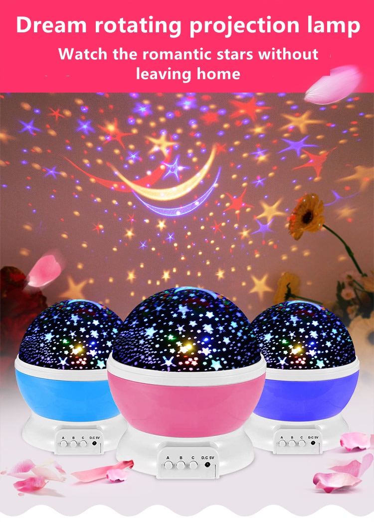 vivalux hàng có sẵn đèn led xoay máy chiếu vũ trụ đầy màu sắc giấc mơ lãng 2