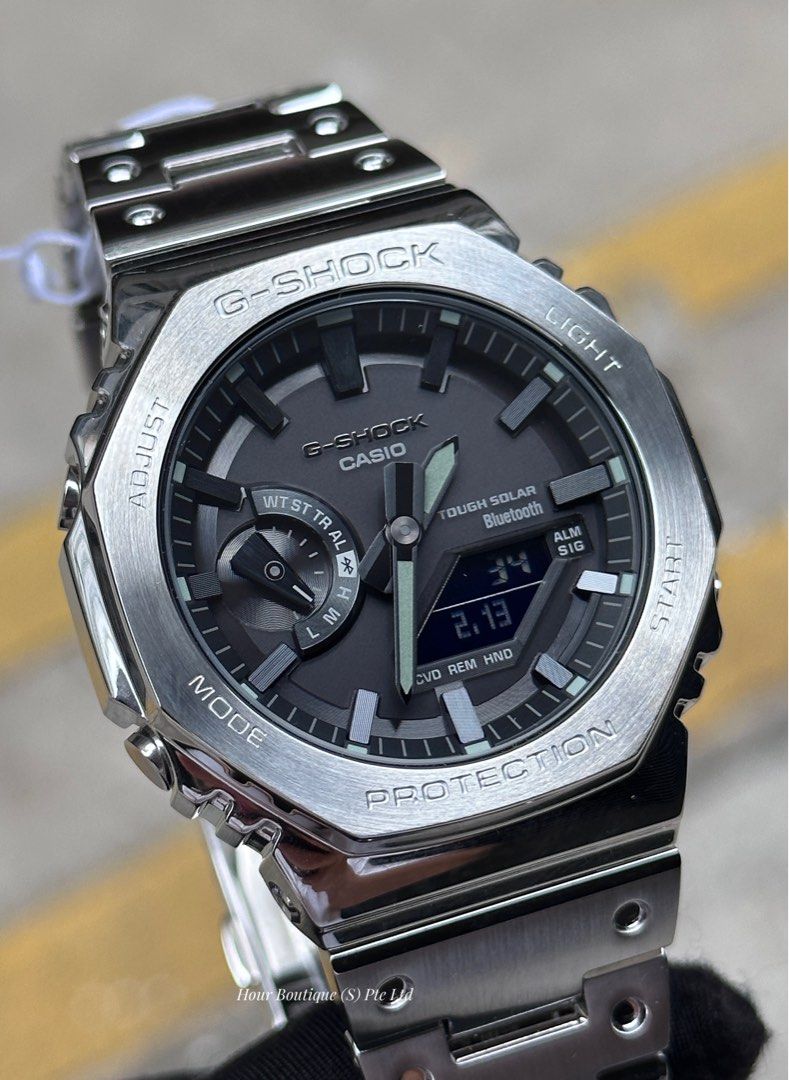 Full metal store casio watch