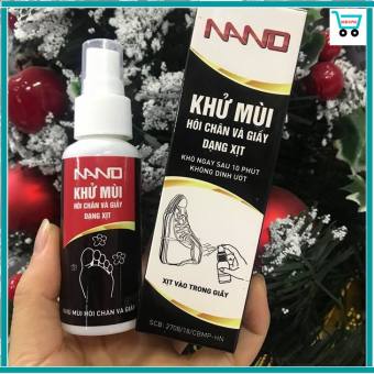Xịt Khử Mùi Nano ( Xịt Hôi Chân Và Xịt Giầy), xịt khử mùi hôi chân cho chân và giày, xịt khử mùi giày