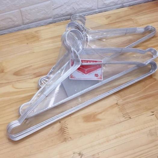 Combo 10 Móc Nhôm Treo Quần Áo 40cm Dày 4Ly Chịu Lực 3Kg M400-Giadung24H