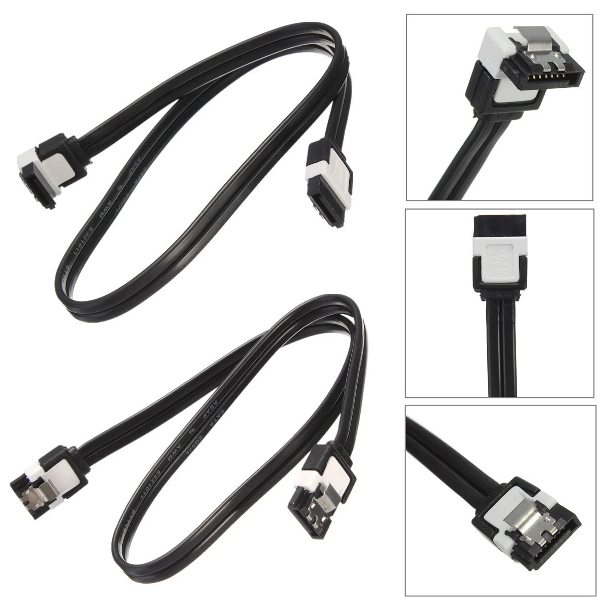 Cáp sata iii 6gb/s gigabyte/asus black