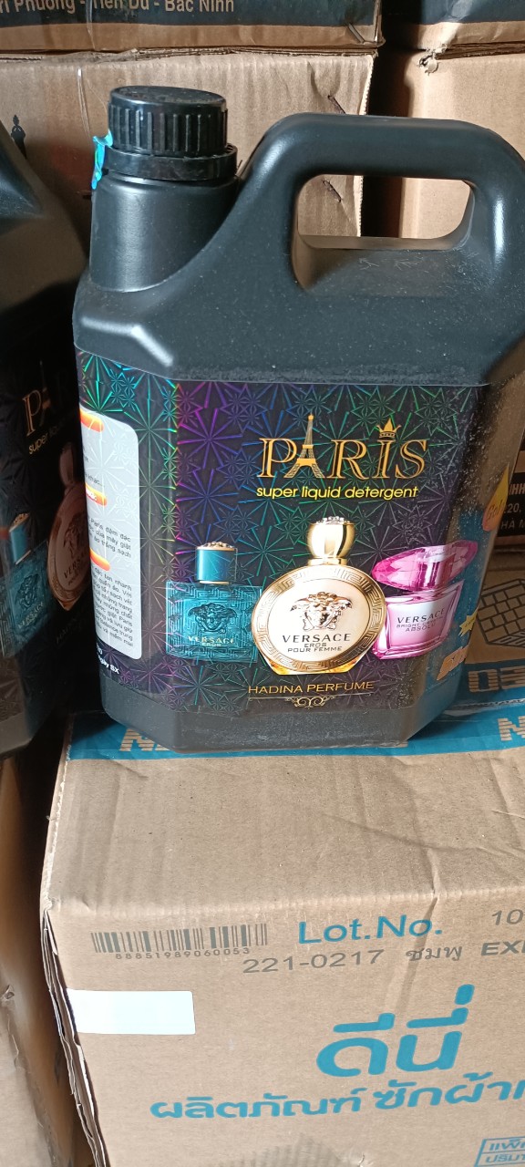 Nước giặt xả paris 5 lít 5 trong 1 siêu lưu hương