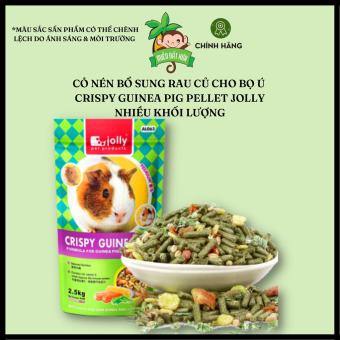 Thức ăn thỏ bọ - Cỏ nén Crispy bổ sung rau củ  Jolly 1kg, 2.5kg gram dành cho bọ ú