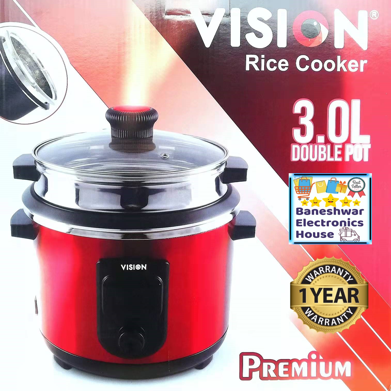 vision rice cooker 3 litre price