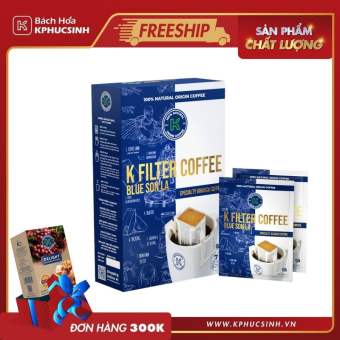 Cà Phê Phin Giấy K Coffee Filter Blue Sơn La (105G / Túi)