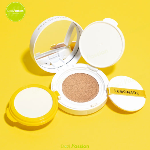 Phấn Nước Lemonade Che Phủ Tốt Bền Màu Kiềm Dầu Có Kèm Face Filler - Lemonade Matte Addict Dual Cushion 16g