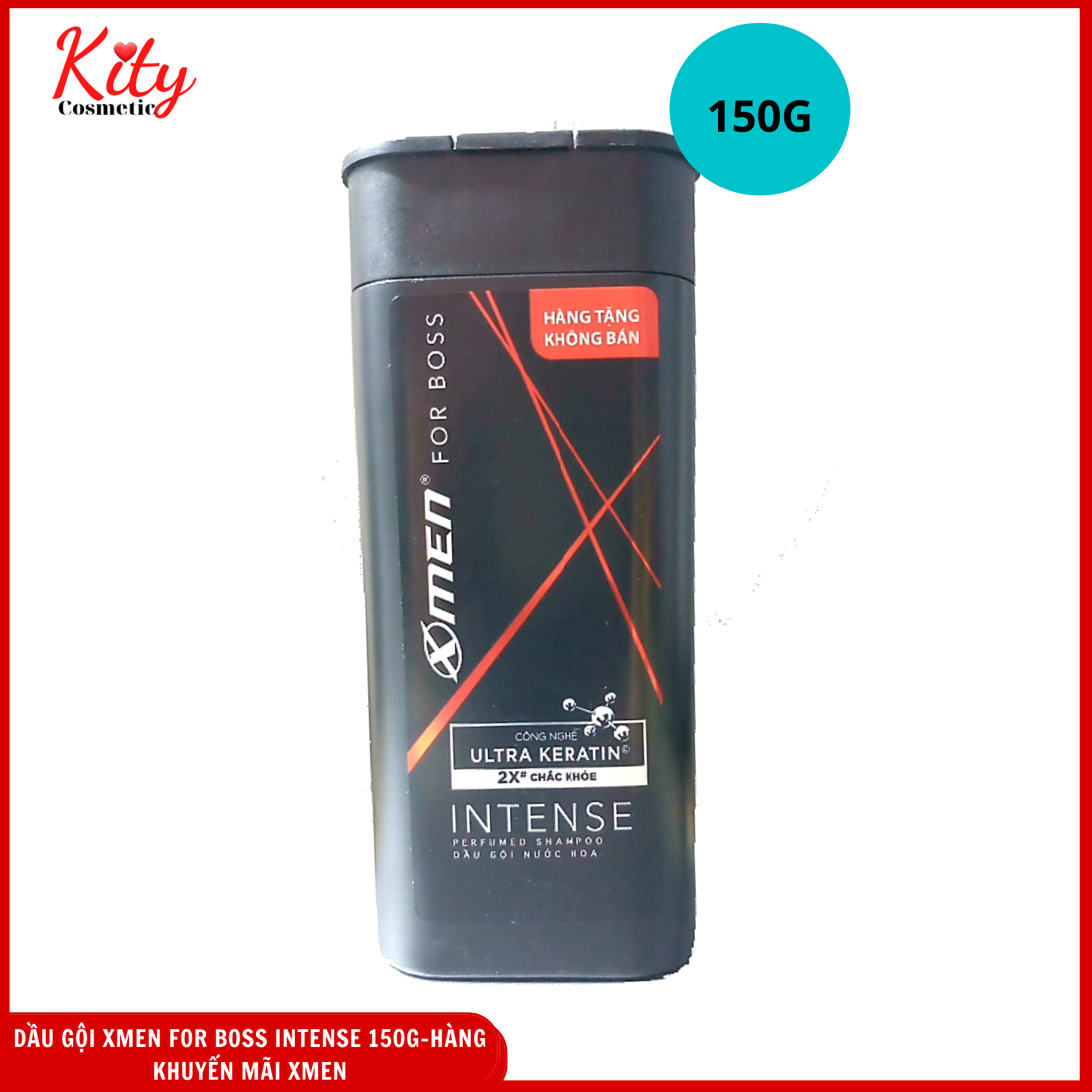 Dầu gội nước hoa X-Men For Boss Intense - Mùi hương trầm đầy nội lực 150g