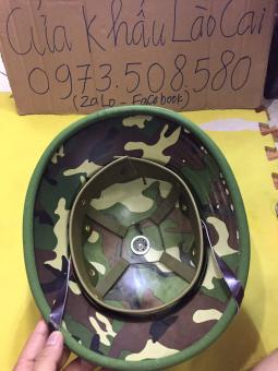 Nón cối tàu mũ cốt phíp rằn ri cao cấp
