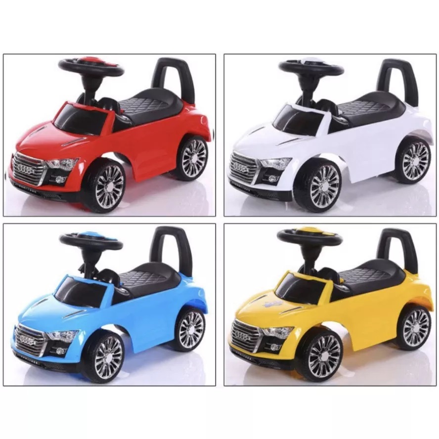 Xe chòi chân ô tô audi 1688 có nhạc đèn cho bé yêu