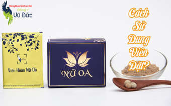 Viên đặt phụ khoa Nữ Oa loại 6 viên đặt, 6 gói xông rửa - hết mùi hôi, ẩm ướt ngay viên đầu tiên