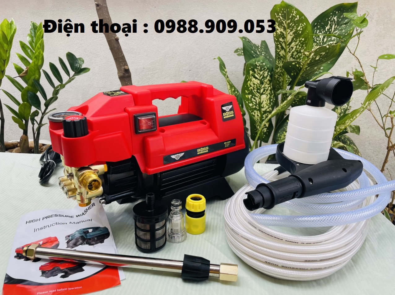 Máy rửa xe bosh 3500w bền khỏe
