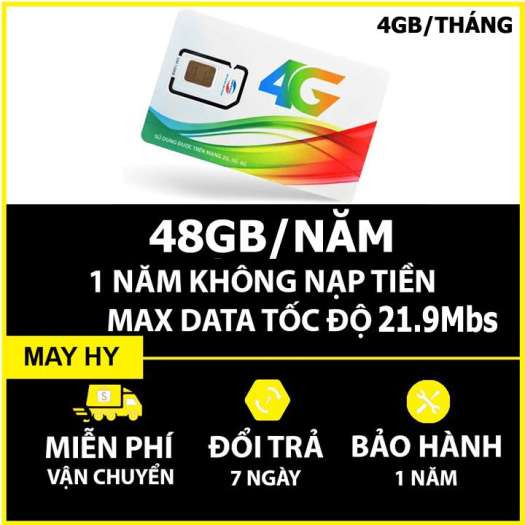 Sim Viettel vào mạng 1 năm D500 ( mua 1 lần dùng cả năm )
