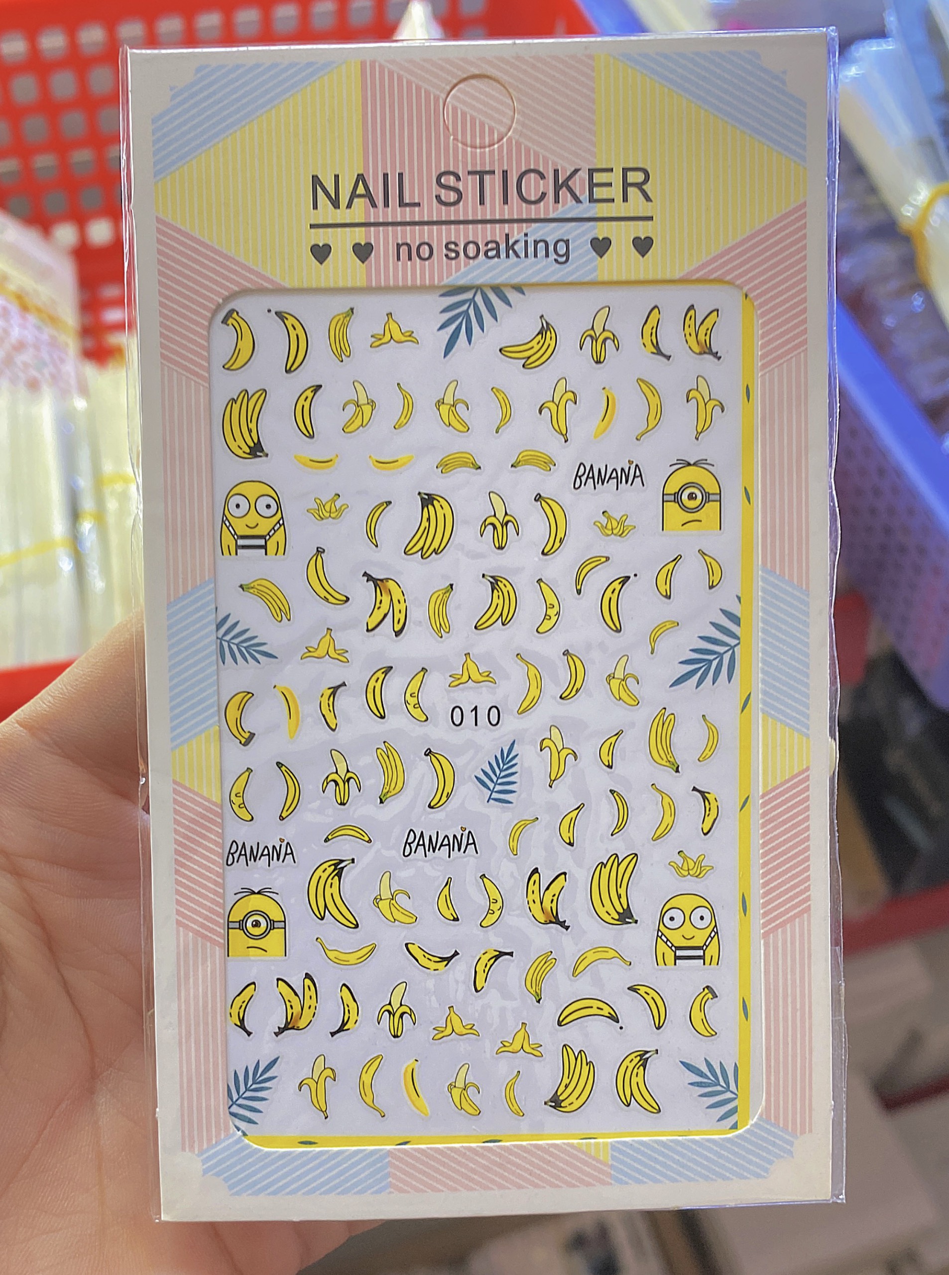Hình dán sticker trang trí móng tay ,mẫu trái cây - Mini Nails
