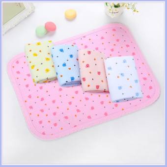 Chiếu lót cao su chống thấm Hiền trang 3 lớp cho bé (58x65cm)- Nhiều mẫu