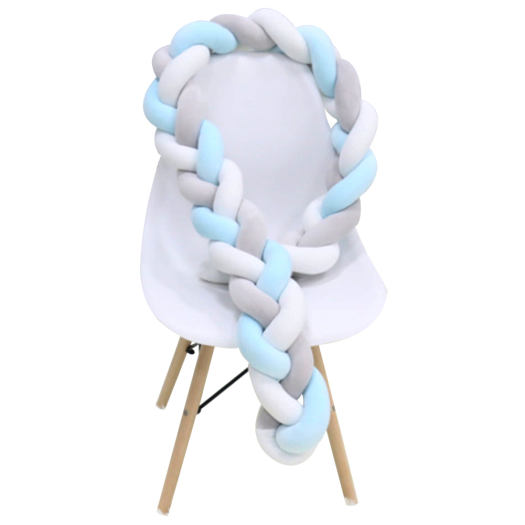 1M Cũi Trẻ Sơ Sinh Miếng Đệm Chắn Thắt Nút Bện Sang Trọng Cái Nôi Trang Trí Nội Thất Giường Gấp Cho Bé Sơ Sinh Sang Trọng Một Cách An Toàn Phụ Kiện Bảo Vệ 1 1 1