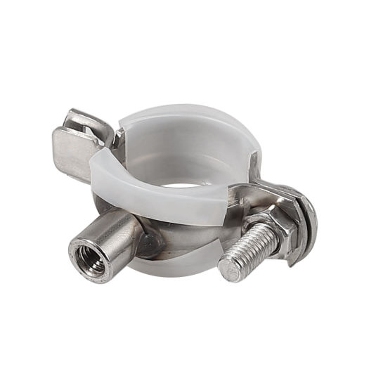 ESYNIC 100 Cái Kẹp Ống 20 MM/25MM Kẹp Ống Sắt Vít Có Khớp Nối Kẹp Ống Hình Chữ U Kẹp Yên Ống Kẹp Ống Ống Nước Cố Định Tường