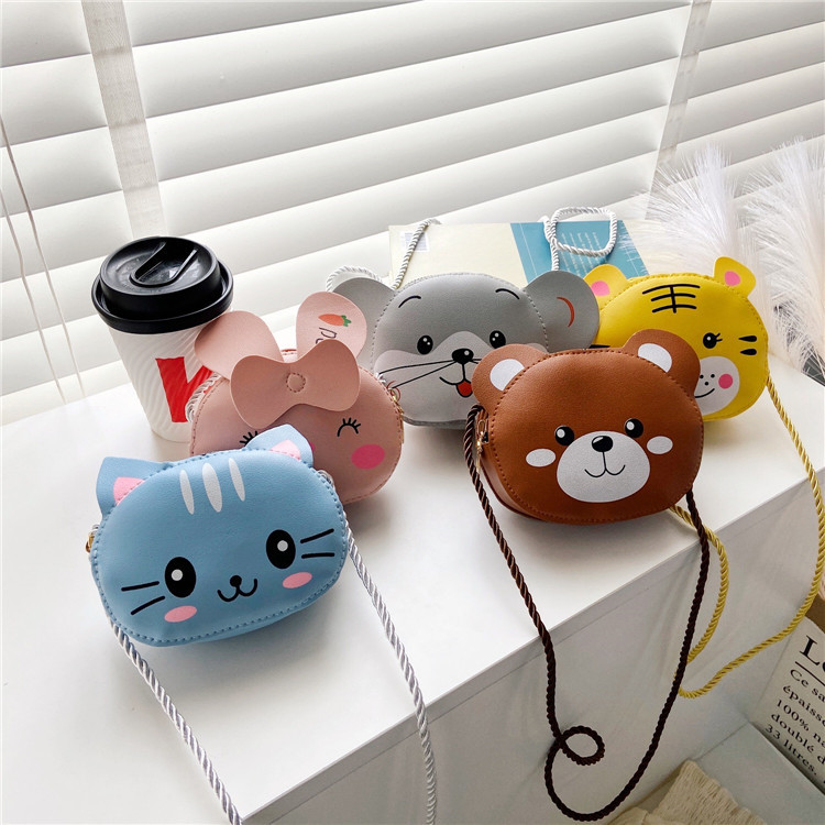 Túi đeo chéo cho bé, túi nhiều hình con vật dễ thương