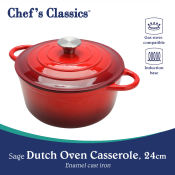 Chef's Classics Sage Dutch Oven Casserole, 24cm