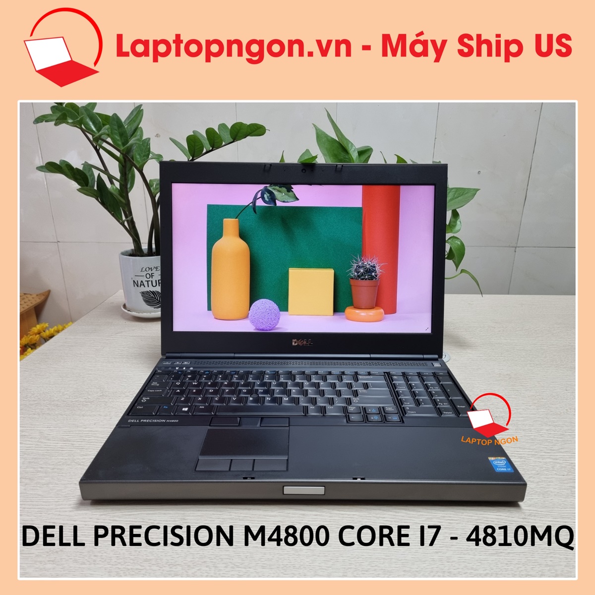 [ Laptop Ngon ] Laptop Máy Tính Dell Precision M4800 Core i7- 4810MQ Màn 15.6inch FHD IPS VGA Quadro K1100 Dành Cho Dân Kỹ Thuật Chuyên Đồ Họa Nặng