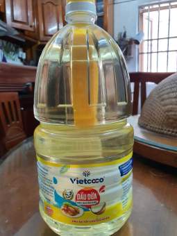 DẦU DỪA TINH LUYỆN VIETCOCO  (COOKING OIL) : CHAI 2 LÍT - 1 LÍT