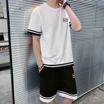 Sét bộ thun nam mặc nhà dạo phố,bộ thun nam MON, set bộ thể thao nam cá tính,quần short mặc mùa hè