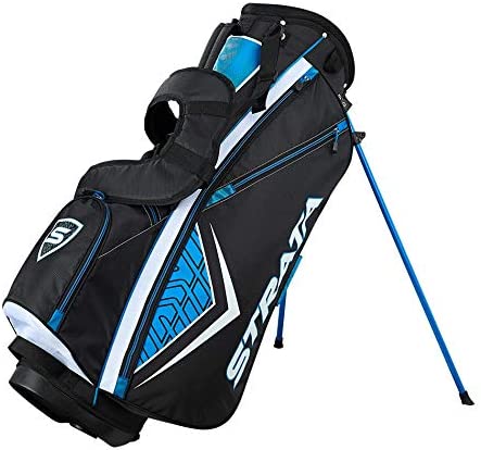 Callaway Men's Strata Complete 12 Piece Golf Club Set Includes: Driver, 3 Wood, 5 Hybrid, 6- 9 Iron, PW, Putter, Stand Golf Bag and 2 Head covers. Right Handed Hander Set · v8