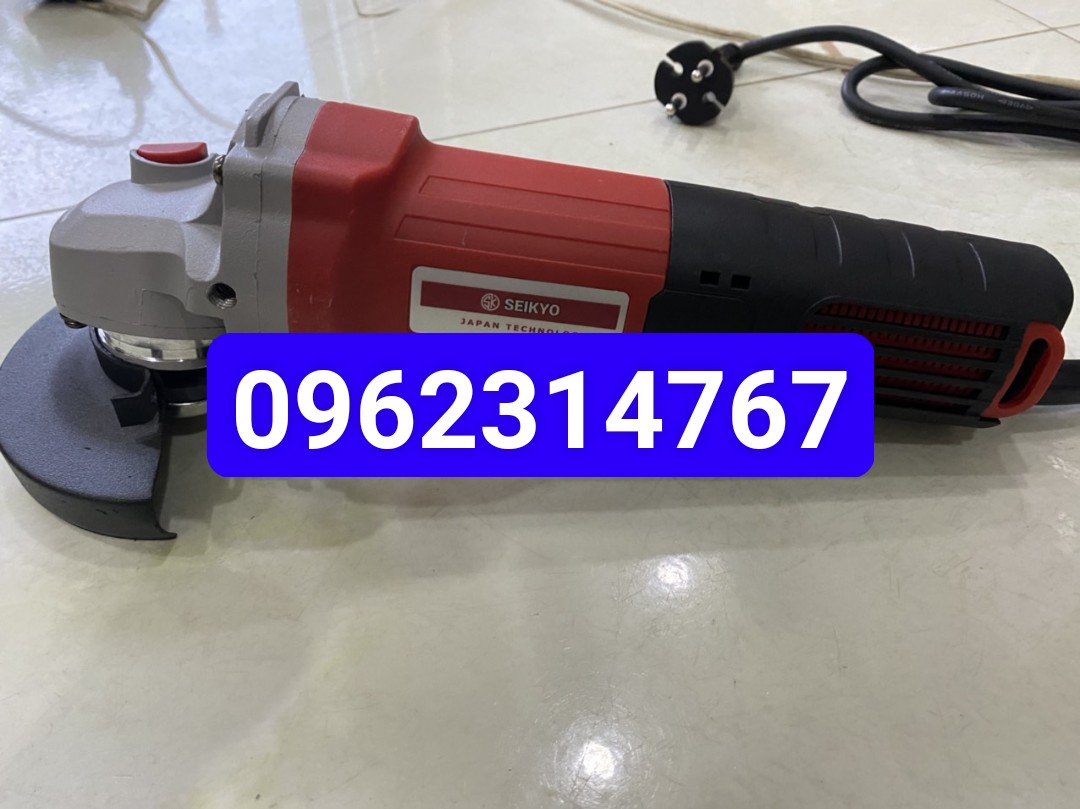 Máy mài tay ngắn SEIKYO -AG-100C công xuất 950W -dùng lưỡi 100mm- bảo hành 6 tháng ,