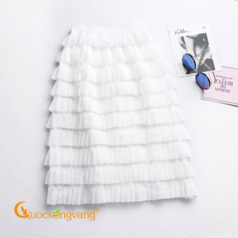 Chân váy xếp ly chân váy midi GLV107 Cuocsongvang