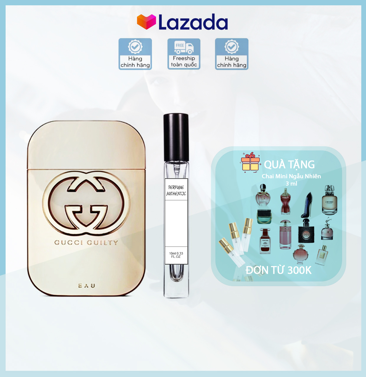 [chai chiết] Nước hoa nữ Ⓖucci Guilty Eau De Toilette