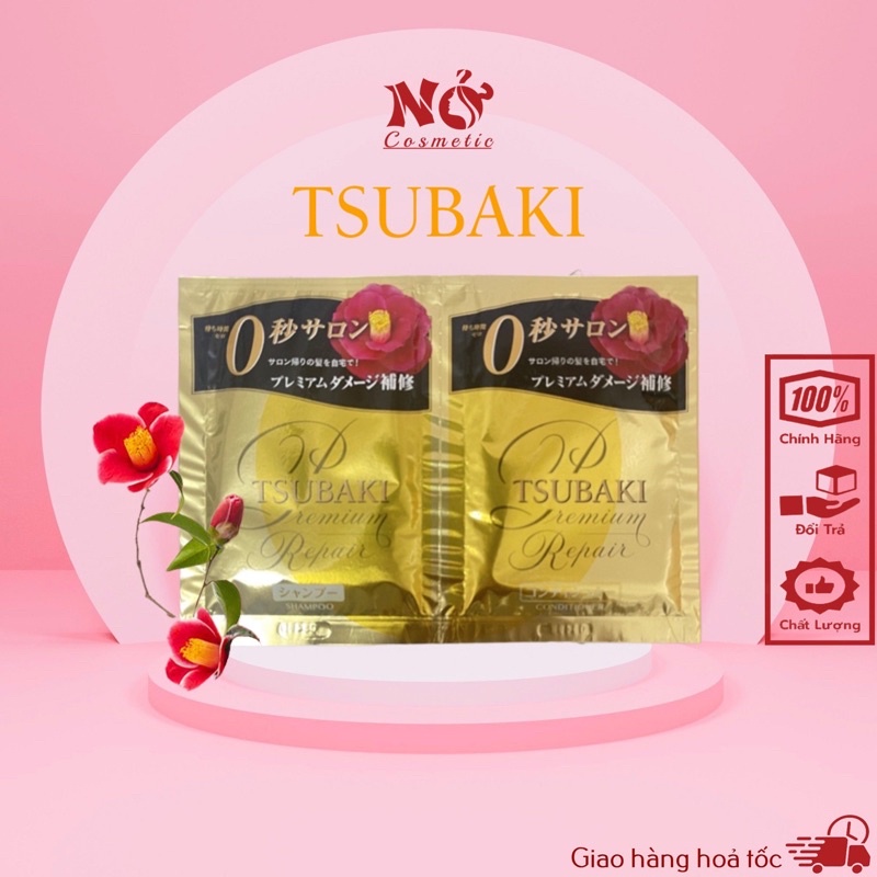 Combo dầu gội xả tsubaki ngăn rụng tóc