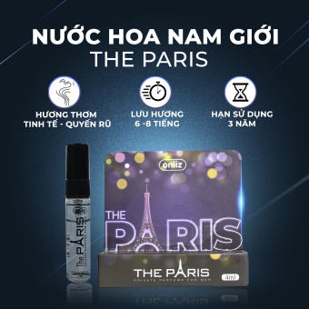 Nước hoa nam giới cao cấp Oniiz - The Paris chai dùng thử