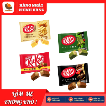 Bánh kitkat nhật bản, kẹo kitkat trà xanh các vị lúa mạch, socola [ Date 7/2023 ]