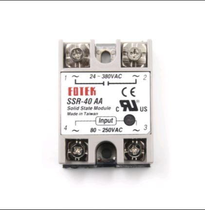 Solid state relay ssr-40aa 40a fotek ac