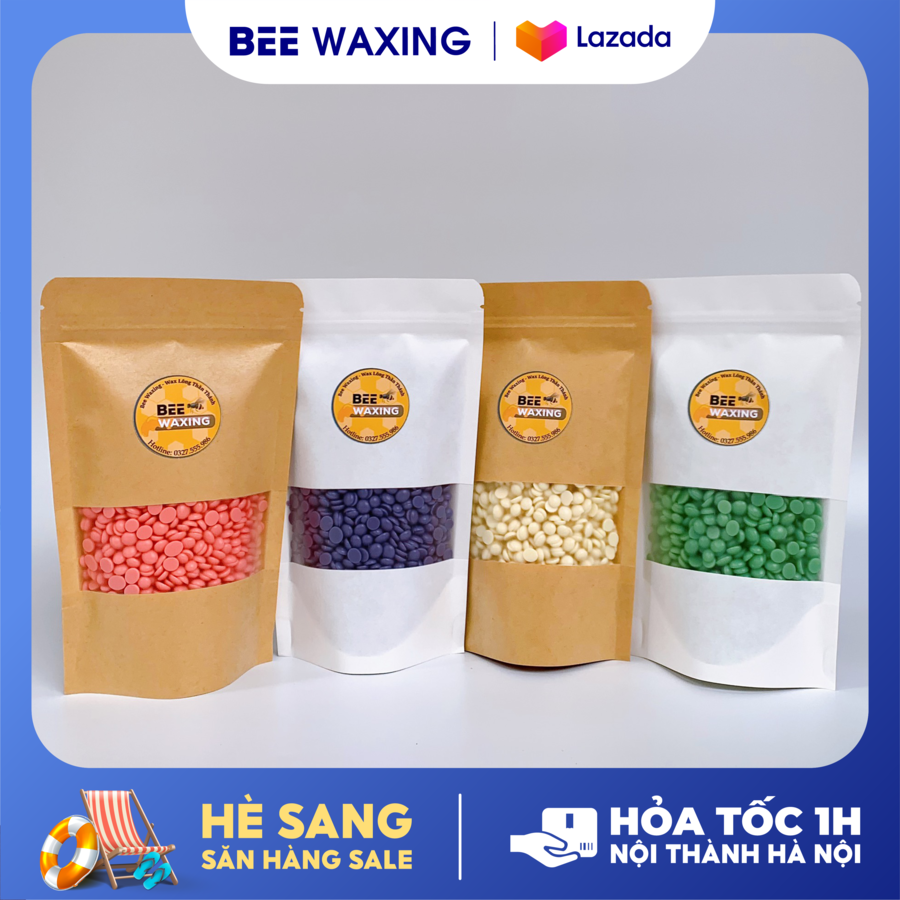 300g sáp wax lông hard wax beans- wax nóng triệt lông tại nhà