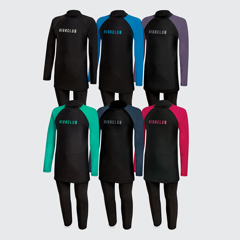 HIGHCLUB ชุดว่ายน้ำกันยูวีเด็กผู้หญิงและเด็กผู้ชาย รุ่น UPF-K04/ HCUPFK04 ราคา 680 บาท*ส่งฟรี