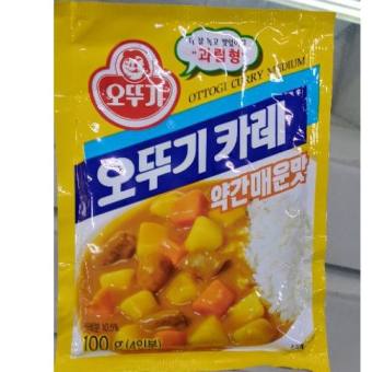 Bột Cà Ri Hơi Cay Ottogi Hàn Quốc 100G - 카레 약간 매운맛