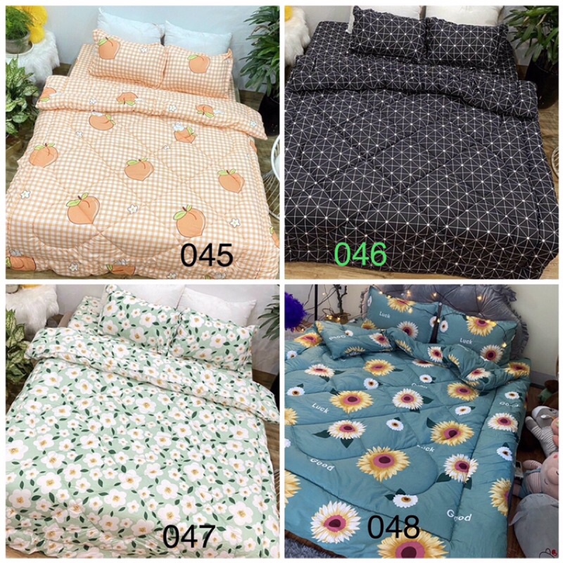 Poly Cotton chăn phao dày loại 1 mẫu mới