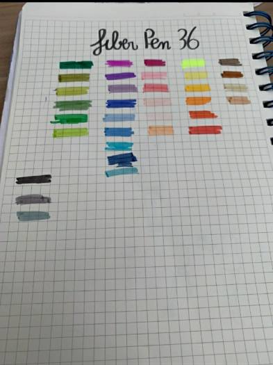 Fiber Pen washable COLOKIT 36 màu - Bút lông màu Thiên Long rửa được