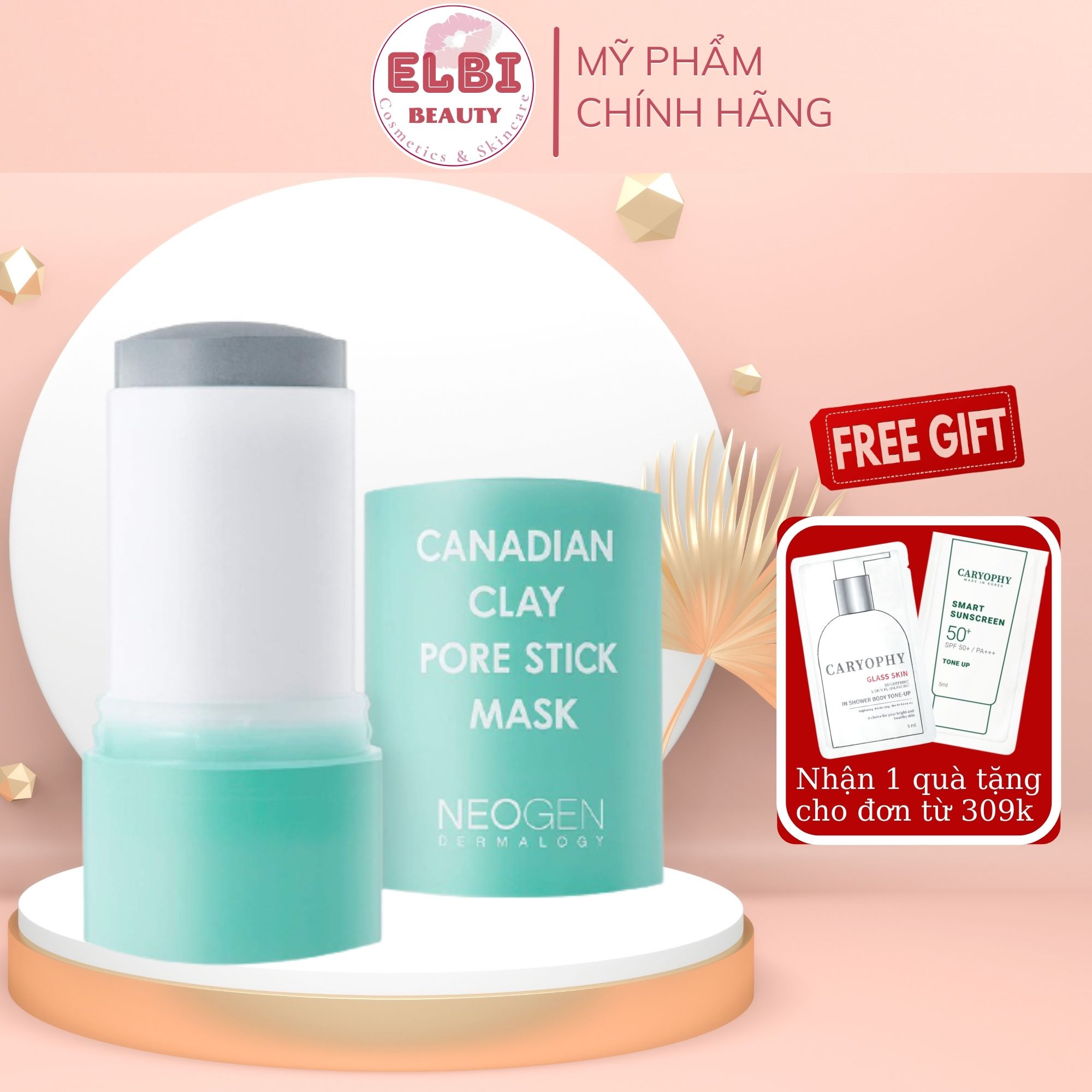 Thanh Lăn Neogen Giảm Mụn Đầu Đen, Mặt Nạ Đất Sét Bùn Băng Neogen Dermalogy Canadian Clay Pore Stick 28g